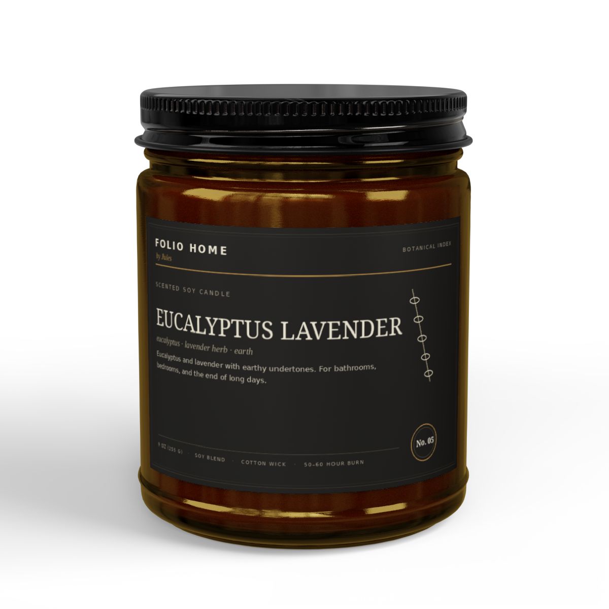 No. 05 Eucalyptus Lavender candle